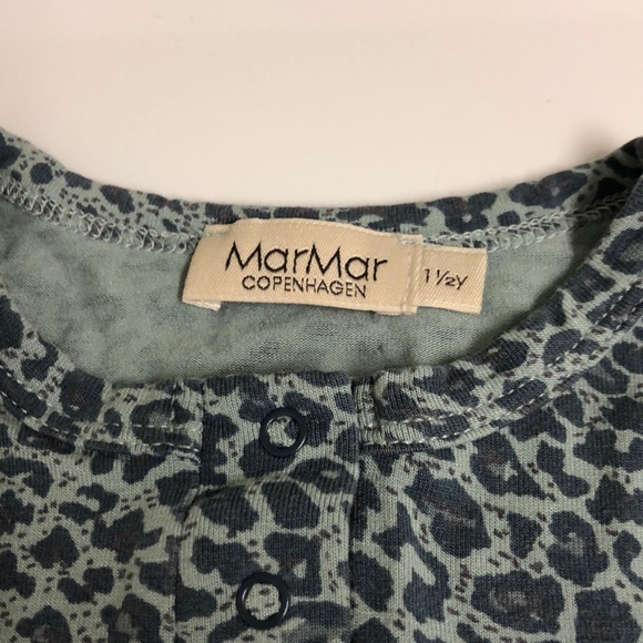 Marmar leopard romper with sleeves size 18 months - Picture 2 of 2
